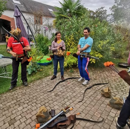 Loisir en famille atelier airsoft médiéval