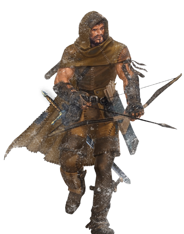 Guerrier archer airsoft medieval